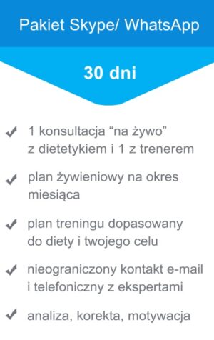 Pakiet Skype 1 miesiąc (bez schorzeń)