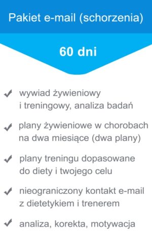 Pakiet e-mail 2 miesiące w schorzeniach